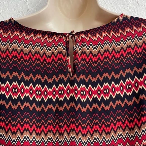 Zara Multi-colored Fringe Shift Dress Sz M - Picture 9 of 9